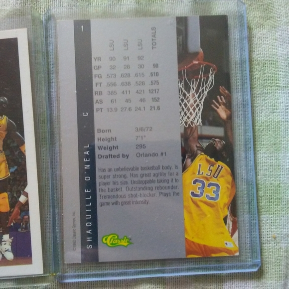 Shaq Classic Rookie 2 Card Lot - Picture 8 of 10